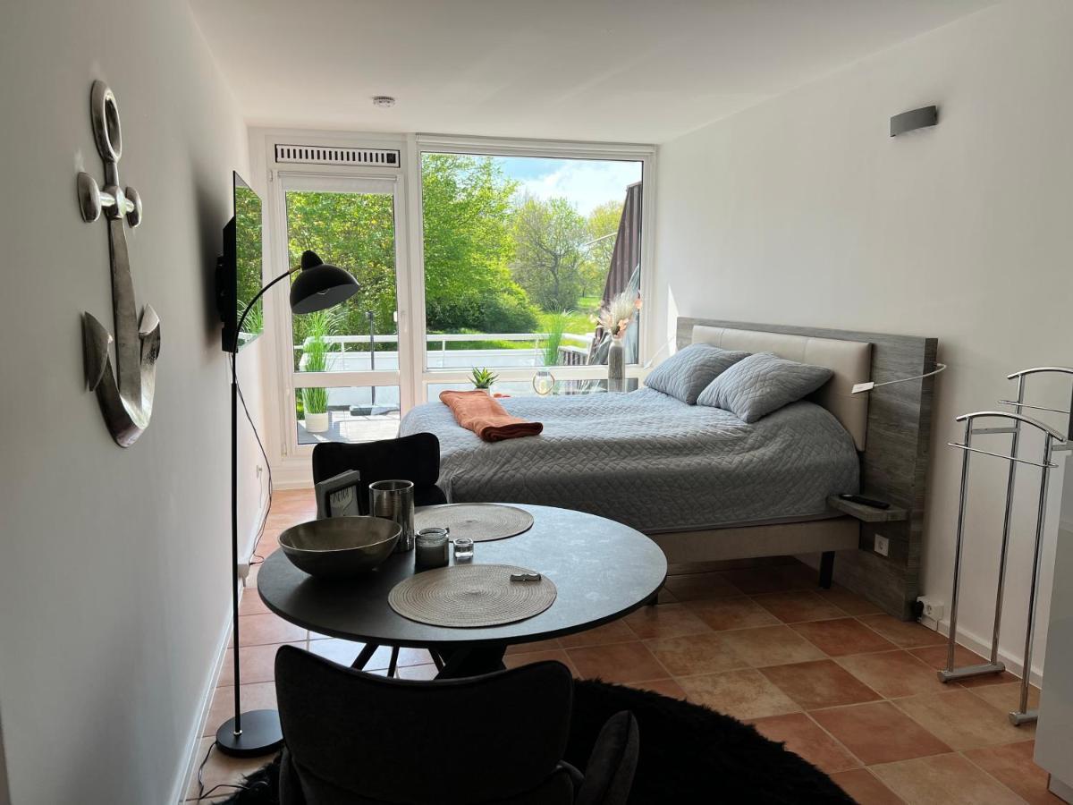 Ferienwohnung 1 Zimmer App Ankerplatz 43 Im Olympiazentrum Kiel Dış mekan fotoğraf